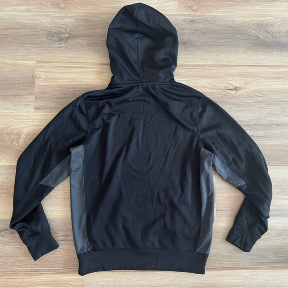 NWOT Iowa Hawkeyes Football Colosseum Black Gray Yellow Hooded Sweater Men S - Picture 5 of 9